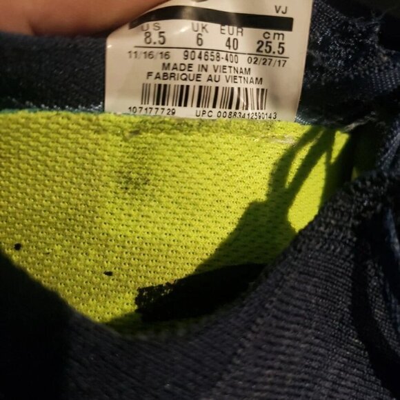 Nike Free TR Flykit 2 Womens Size 8.5 Gray Athletic Running Shoes Sneakers - Picture 7 of 7